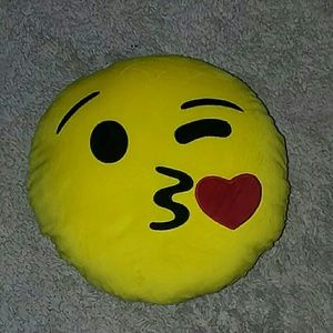 Kissing Emoji Pillow